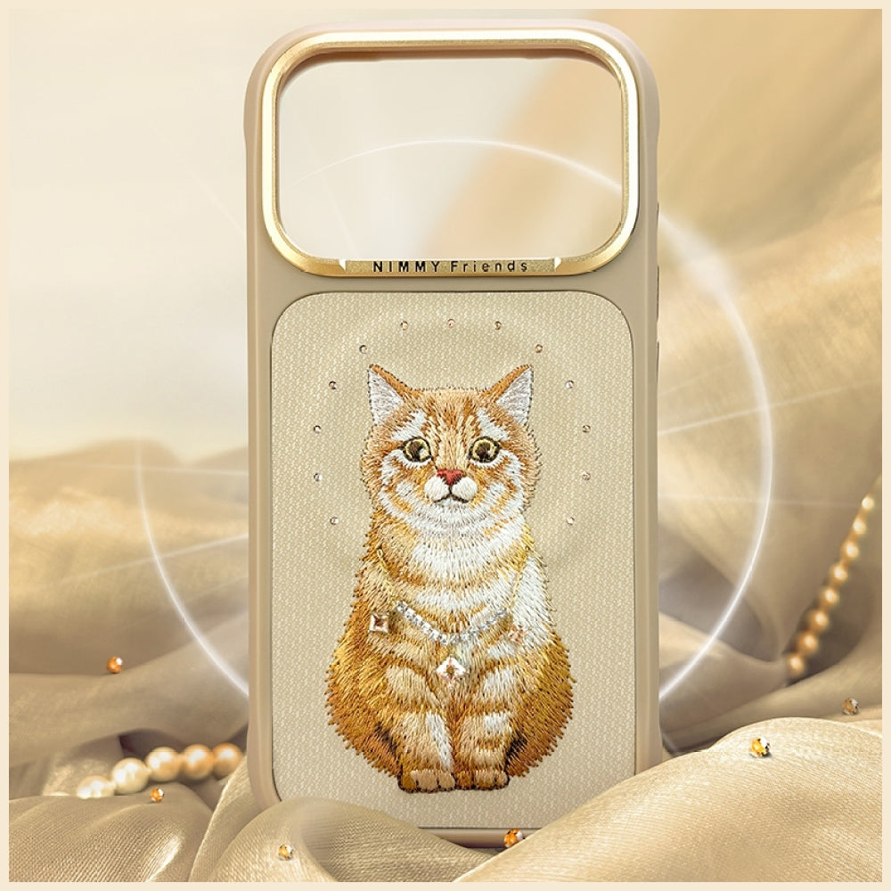 Nimmy Nimmy Lucky Fashion Cat MagSafe for iPhone 17 Pro brown