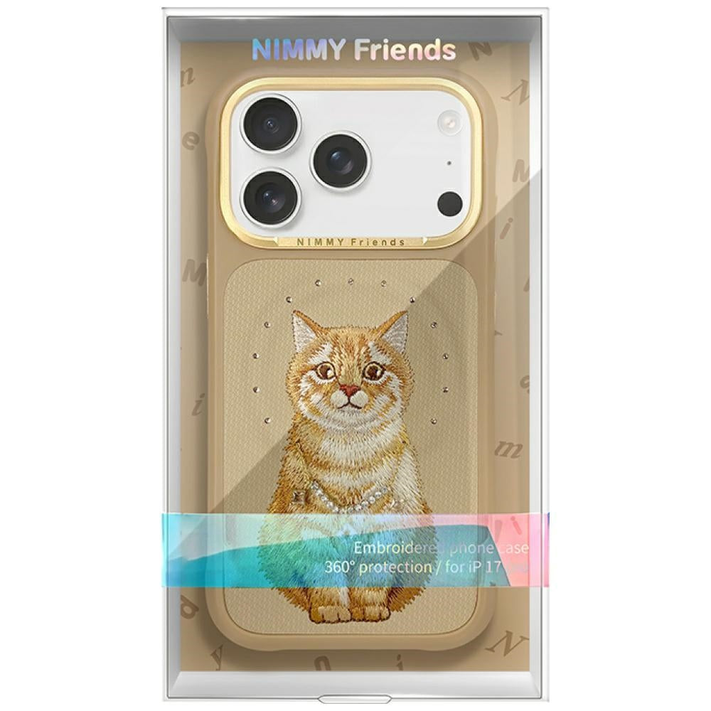 Nimmy Nimmy Lucky Fashion Cat MagSafe for iPhone 17 Pro Max brown