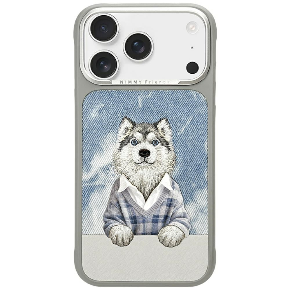 Nimmy Gentle Pets Series Dog MagSafe for iPhone 17 Pro Grey