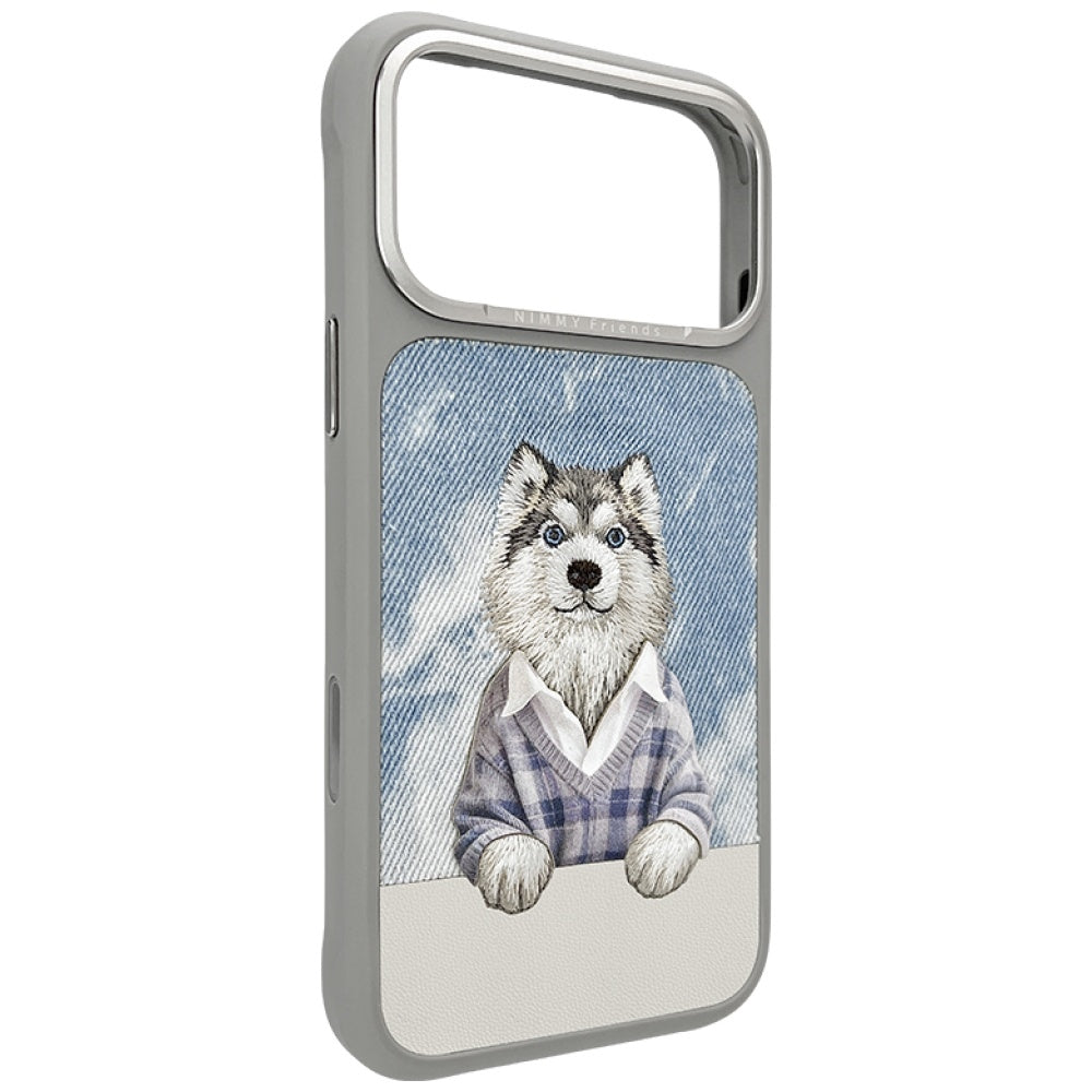 Nimmy Gentle Pets Series Dog MagSafe for iPhone 17 Pro Grey