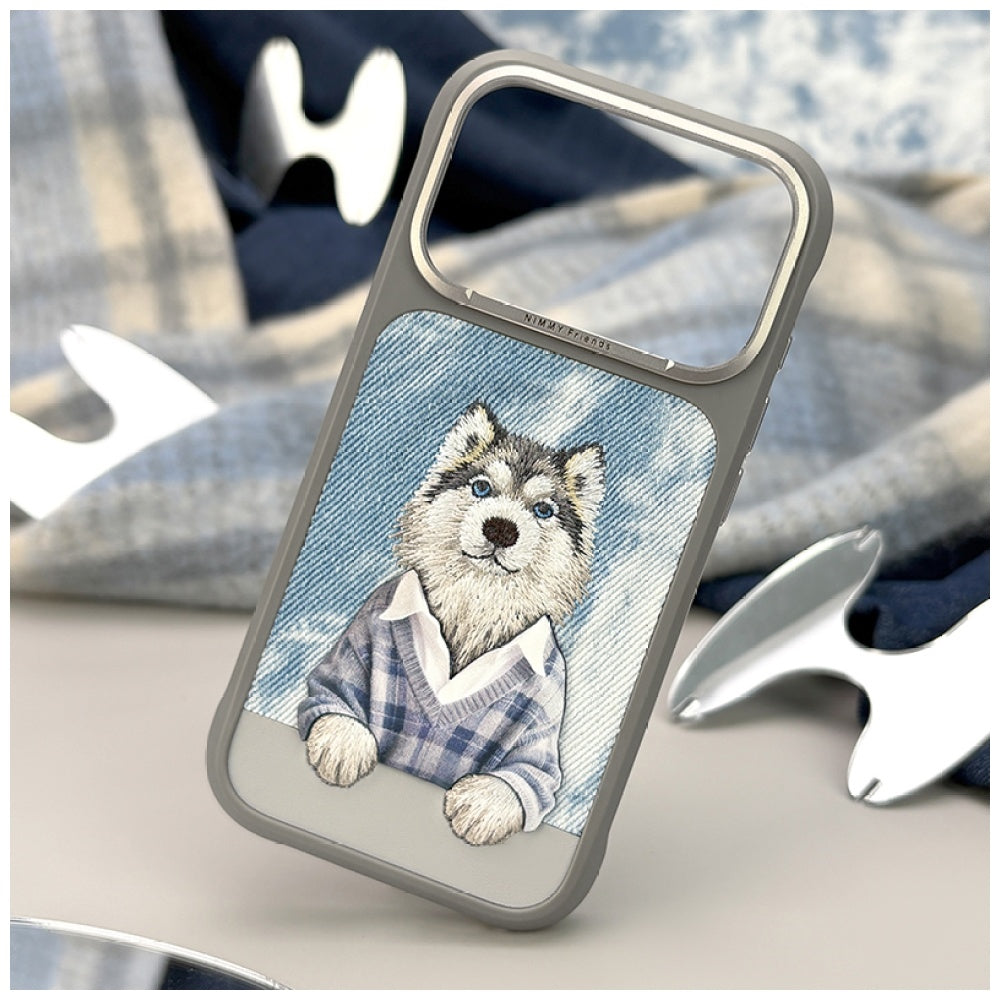 Nimmy Gentle Pets Series Dog MagSafe for iPhone 17 Pro Grey