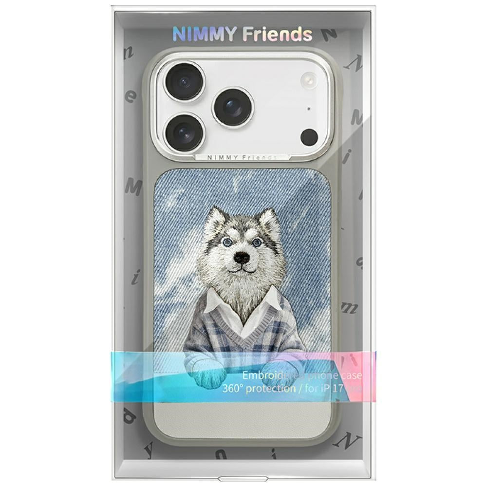 Nimmy Gentle Pets Series Dog MagSafe for iPhone 17 Pro Grey