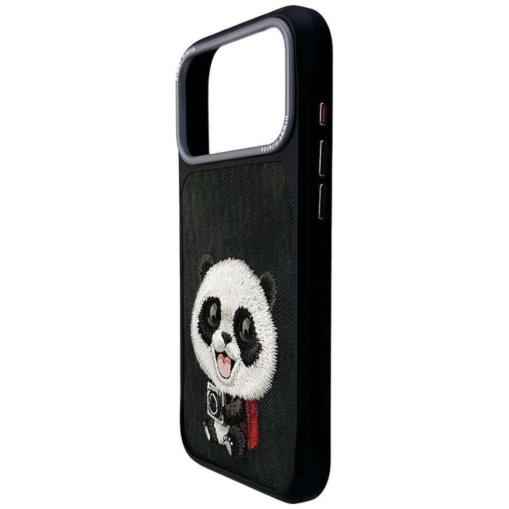 Nimmy Big Eyed Giant Panda for iPhone 18 Pro / 17 Pro black