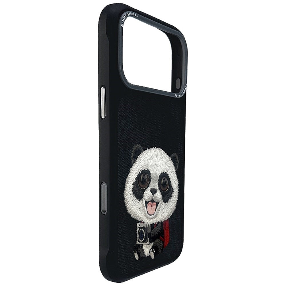 Nimmy Big Eyed Giant Panda for iPhone 18 Pro / 17 Pro black