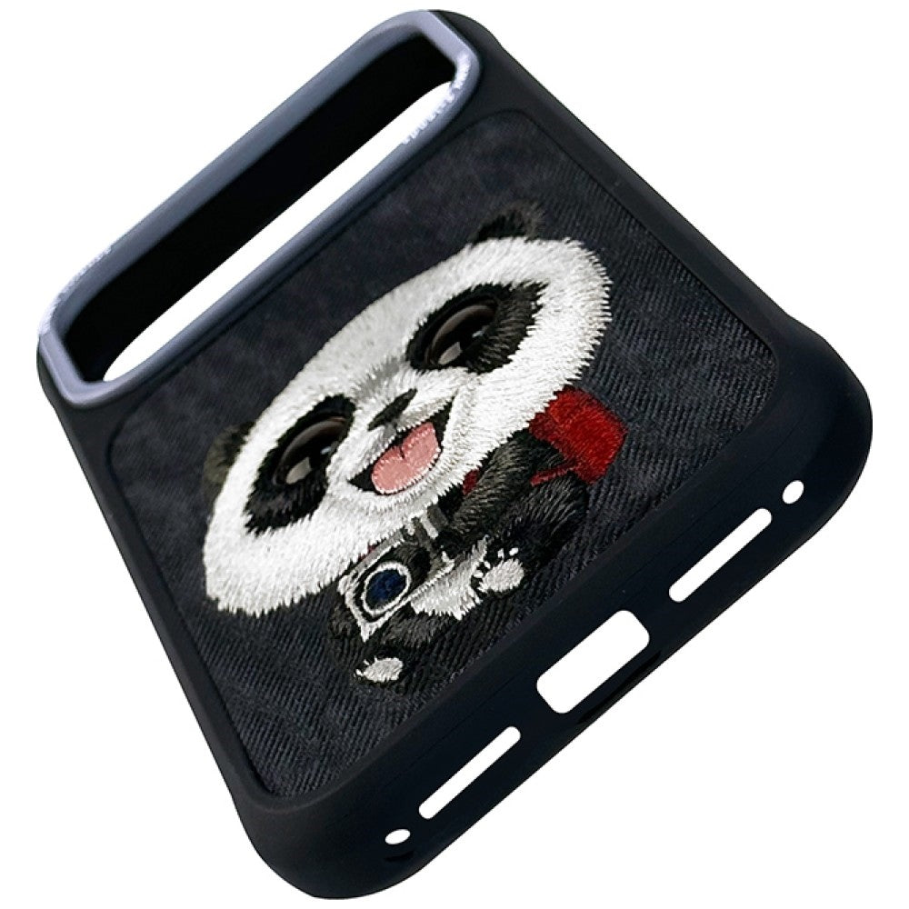 Nimmy Big Eyed Giant Panda for iPhone 18 Pro / 17 Pro black
