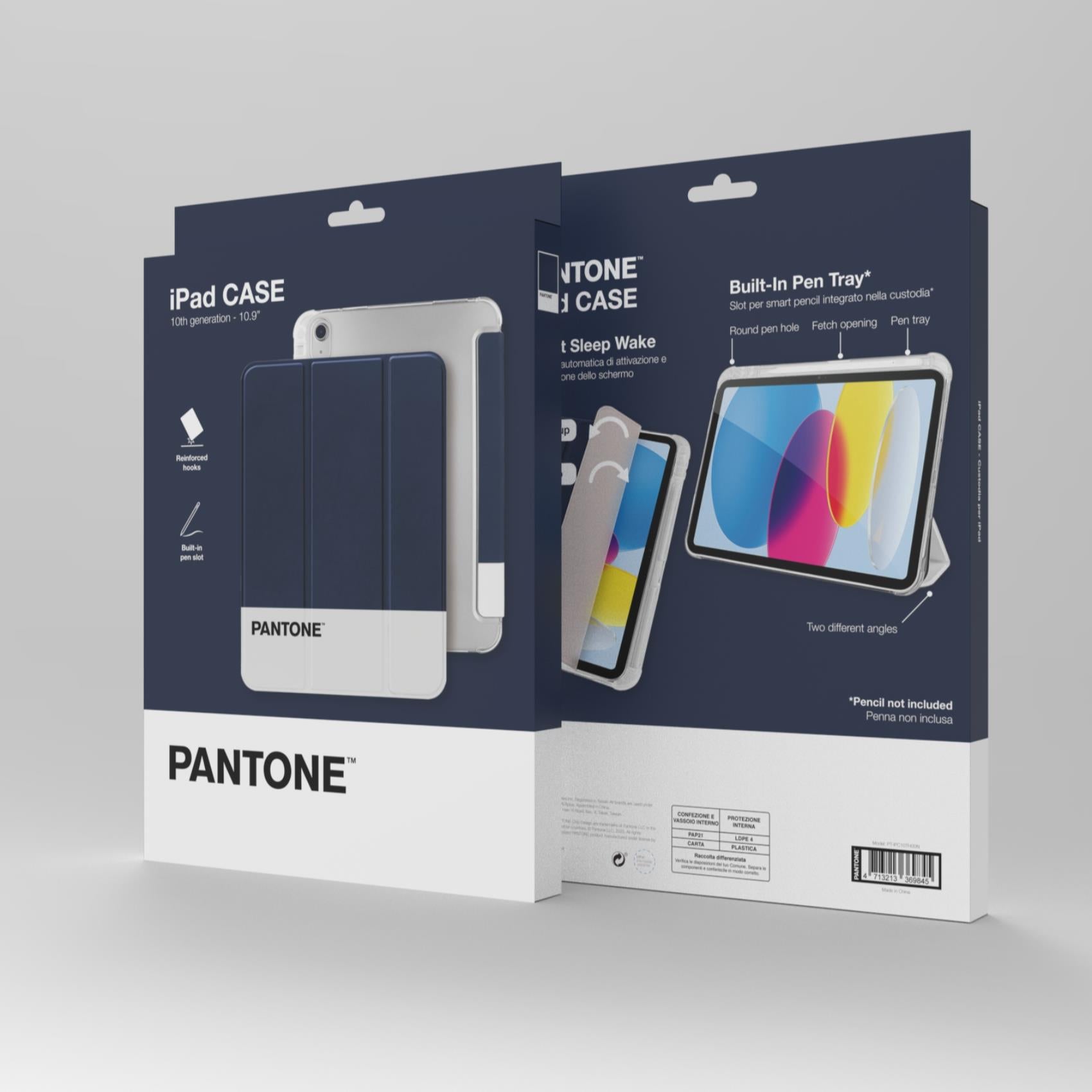 Celly PANTONE Folio cover for iPad 10 gen Navy