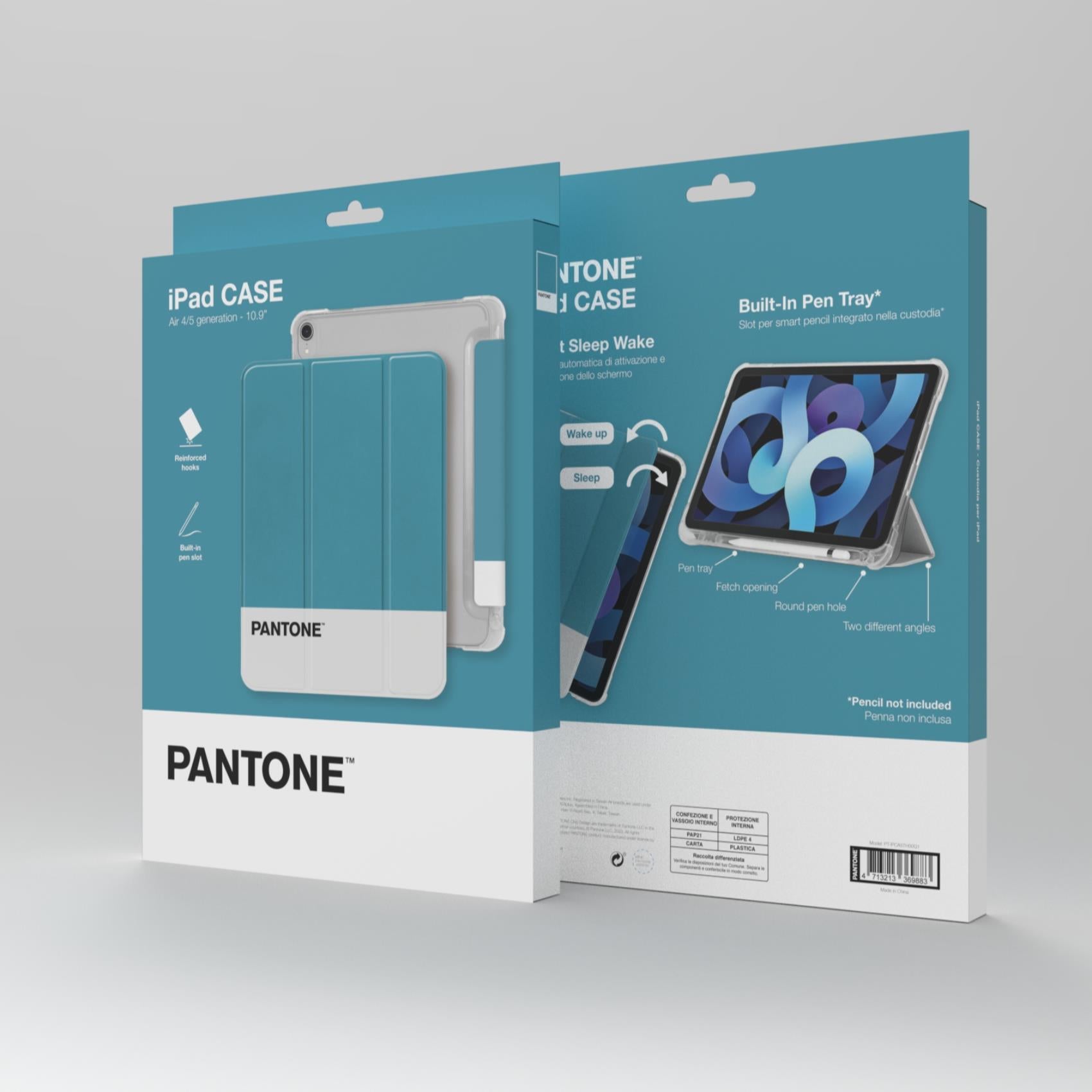 Celly PANTONE Folio cover for iPad Air 4/ iPad Air 5 Light Blue