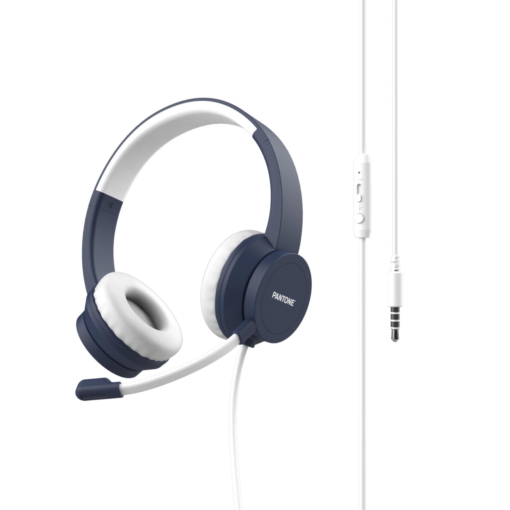 Celly PANTONE - SMARTWORK HEADPHONE CABLE+MIC Wired Headphones Navy