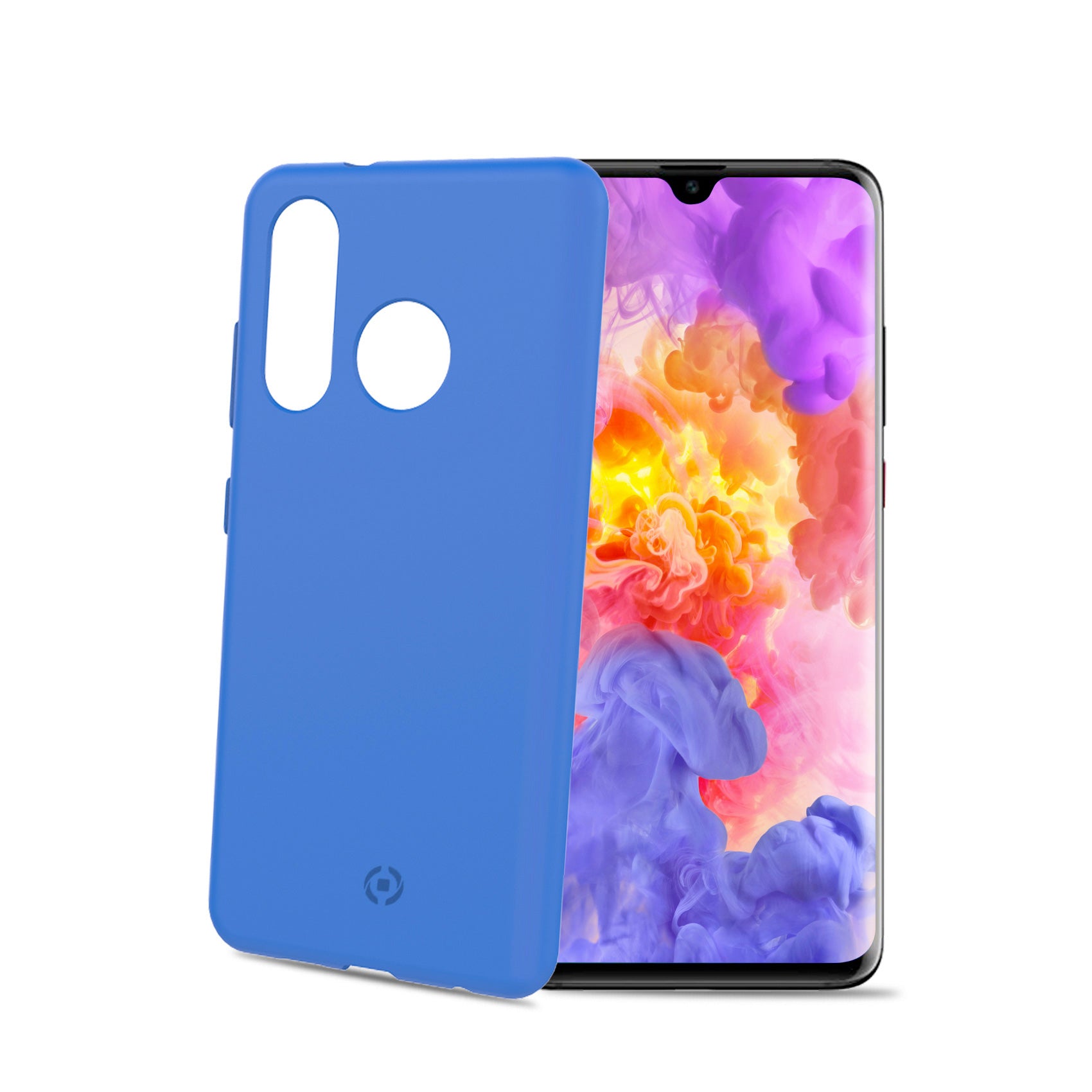 Celly Shock Back case Cover Huawei P30 Lite Blue