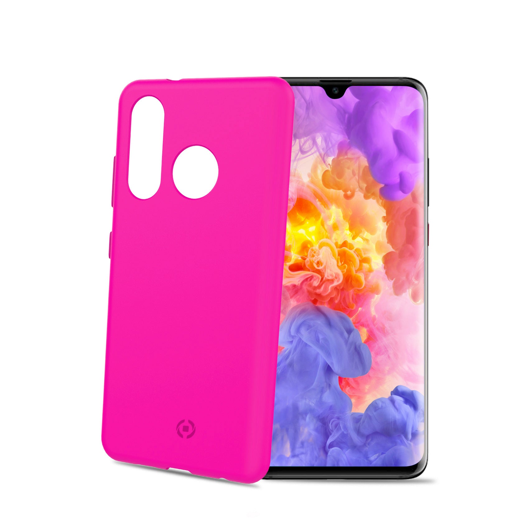 Celly Shock Back case Cover Huawei P30 Lite Pink