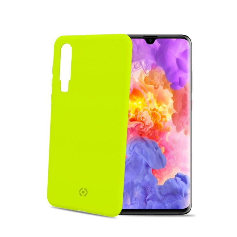 Celly Shock Back case Cover Huawei P30 Yellow