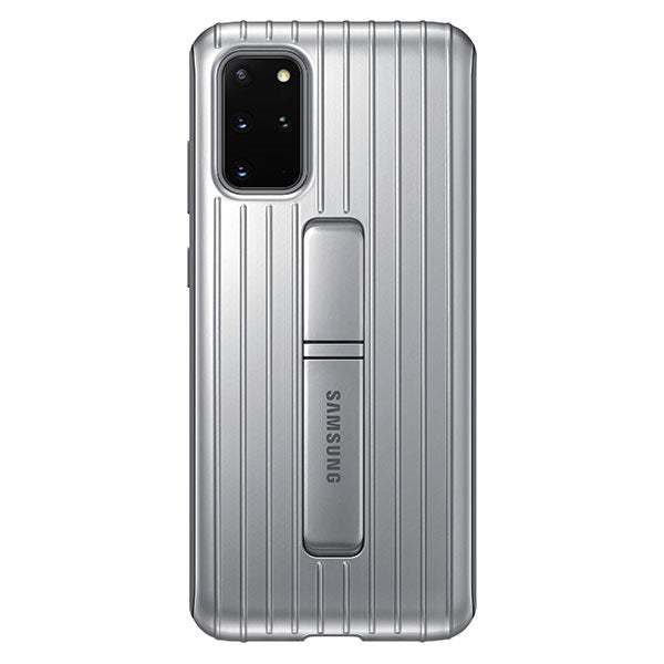 Case for Samsung EF-RG985CS S20+ G985 srebrny/silver Protective Standing Cover