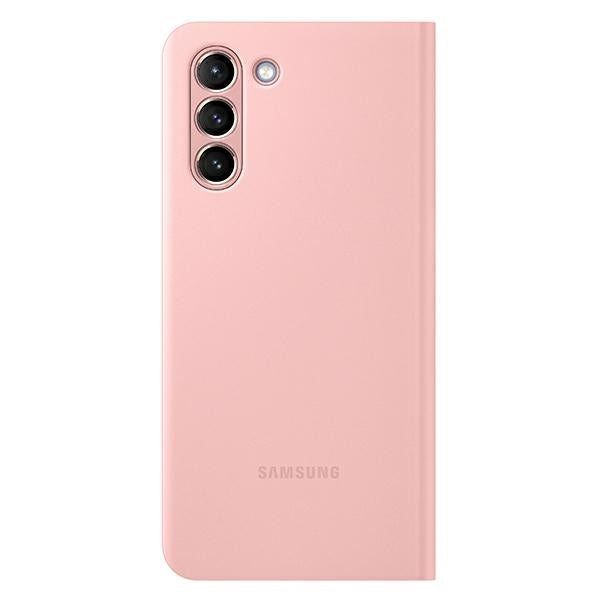 Case for Samsung EF-NG996PP S21+ G996 pink LED View Cover