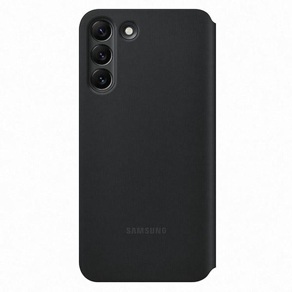 Case for Samsung EF-ZS906CB S22+ S906 black Clear View Cover