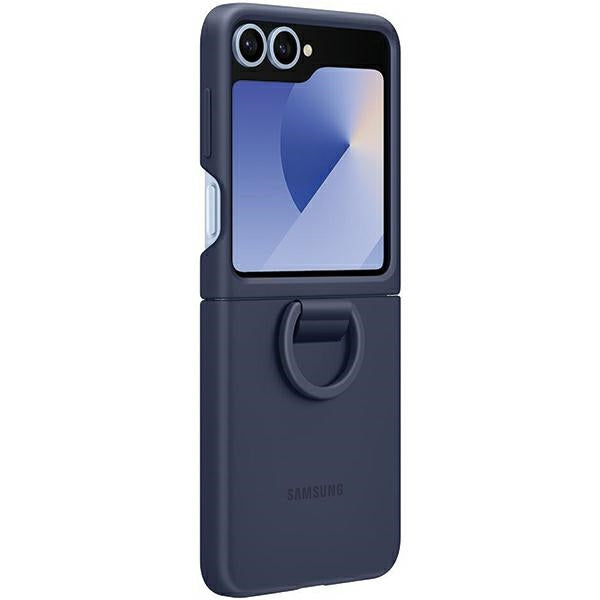 Samsung EF-PF741TNEGWW Z Flip6 F741 Navy Silicone Case with Ring