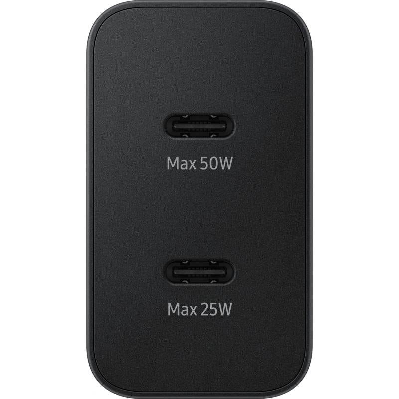 Samsung Original 50W Power Adapter Duo with USB-C Kabel 1.8 Meter 5A Black