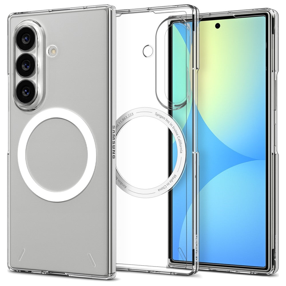 Spigen Air Skin MagSafe case for Samsung Galaxy Z Fold8 Ultra Transparent White