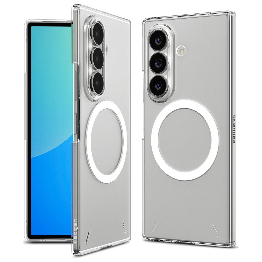 Spigen Air Skin MagSafe case for Samsung Galaxy Z Fold8 Ultra Transparent White