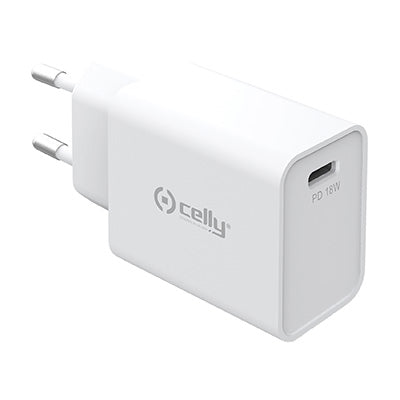 TRAVEL CHARGER USB-C 18W WHITE