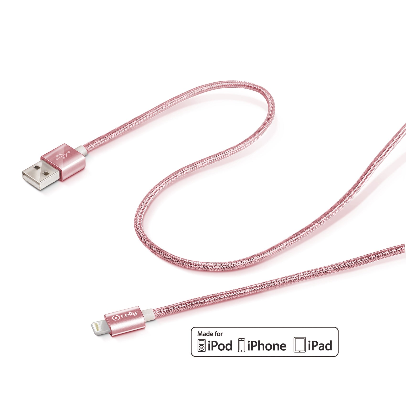 USB-A TO LIGHTNING 10W CABLE R.GOLD