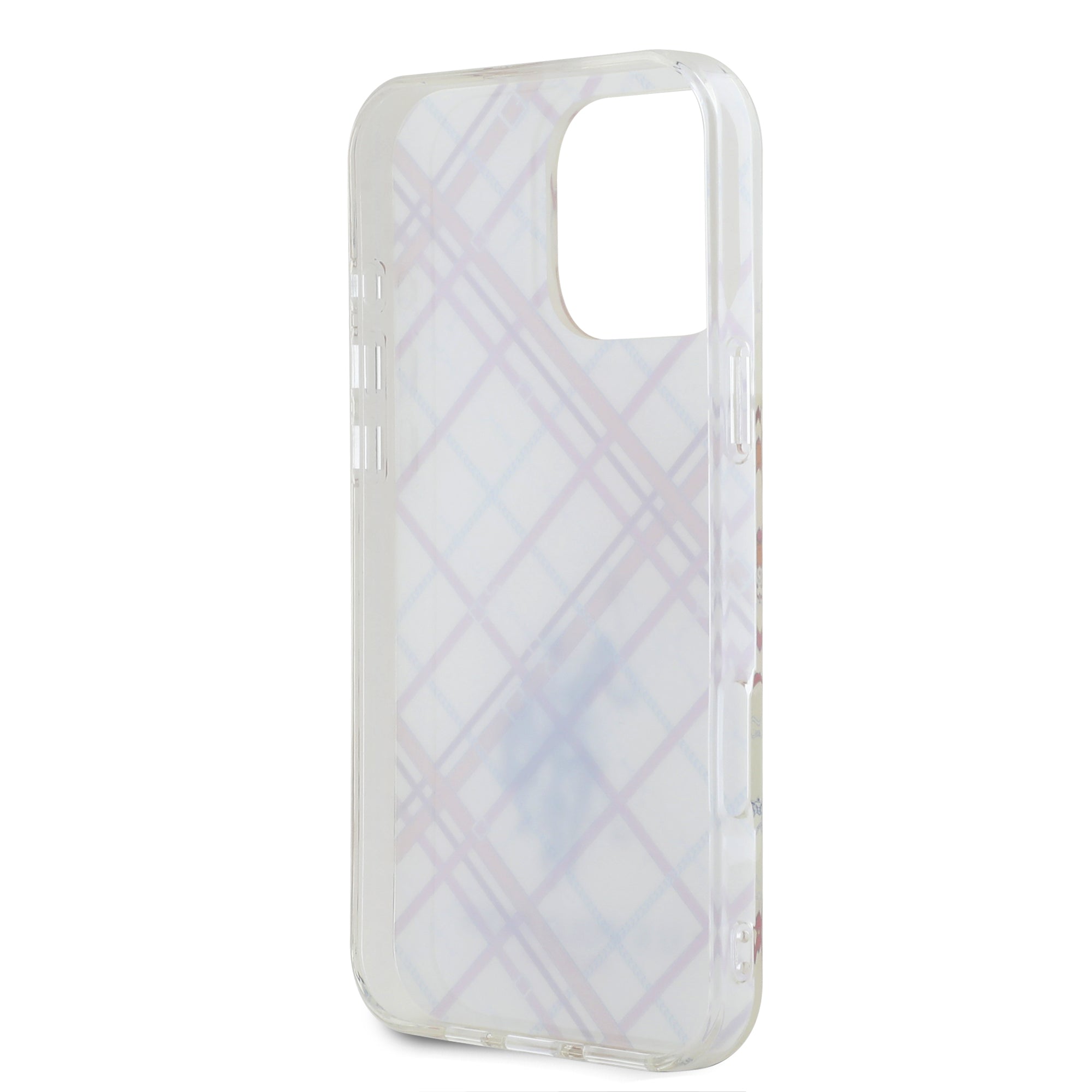 U.S. Polo Hardcase IML Quilted Printed DH Transparent for iPhone 16 Pro