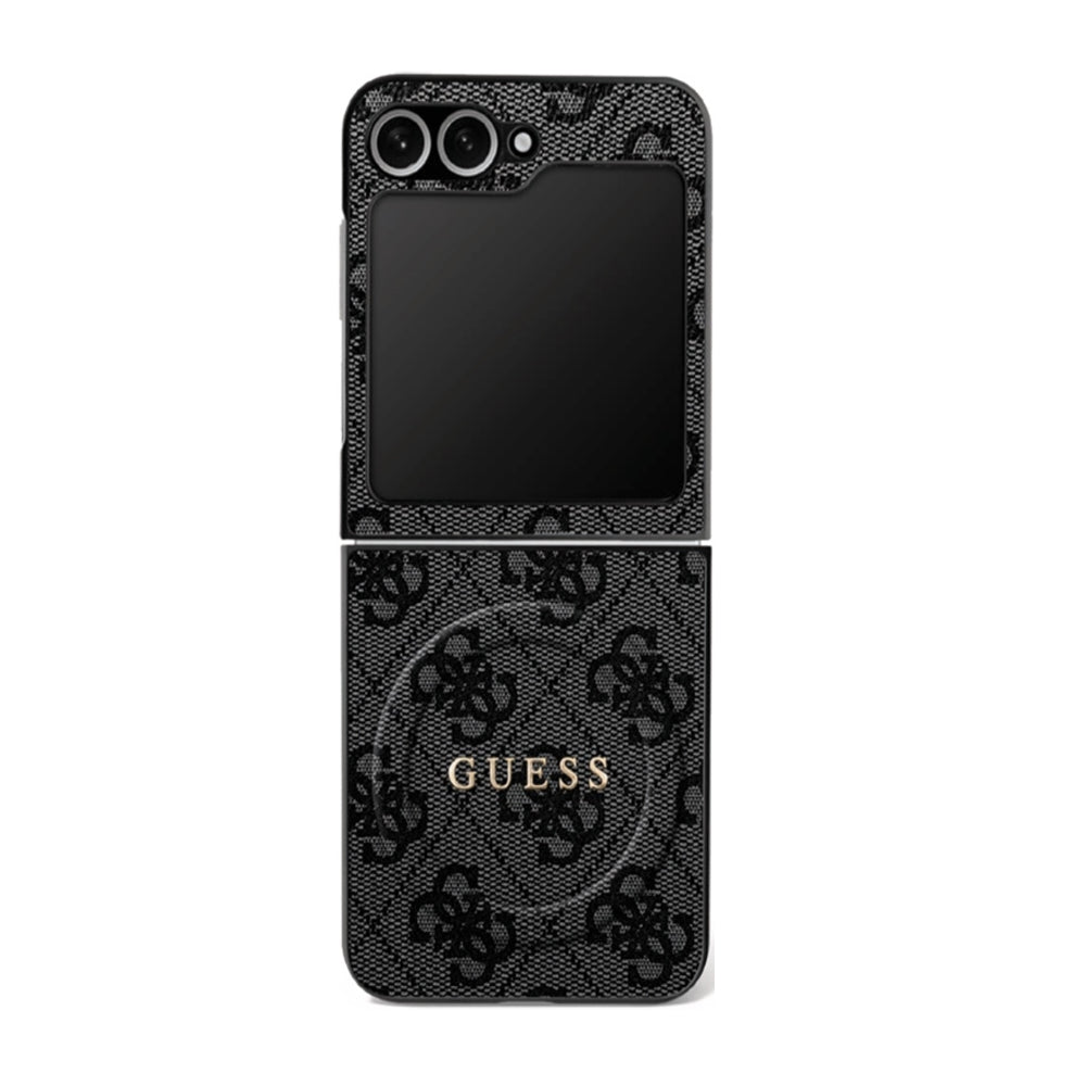 Guess 4G Classic MagSafe Case for Samsung Galaxy Z Flip7 Black