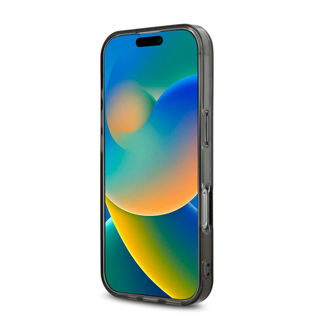 AMG iPhone 16 Pro MagSafe AMG Original Licensed Magsafe Charging Feature IML Print Logo Smoked Cover