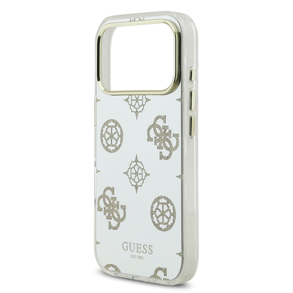 GUESS GUHMP17LHMRPOGDG HardCase MagSafe TPU MIRROR W/ PEONY Gold iPhone 17 Pro