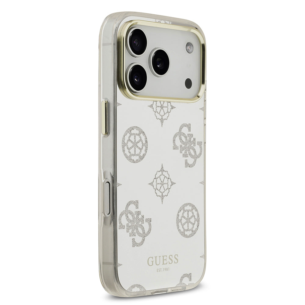 GUESS GUHMP17XHMRPOGDS HardCase MagSafe TPU MIRROR W/ PEONY Silver iPhone 17 Pro Max