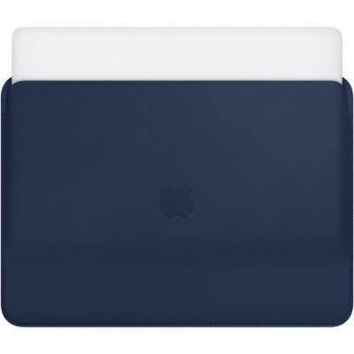 Apple Leather Sleeve for 13 inch Macbook Air and Pro Midnight Blue