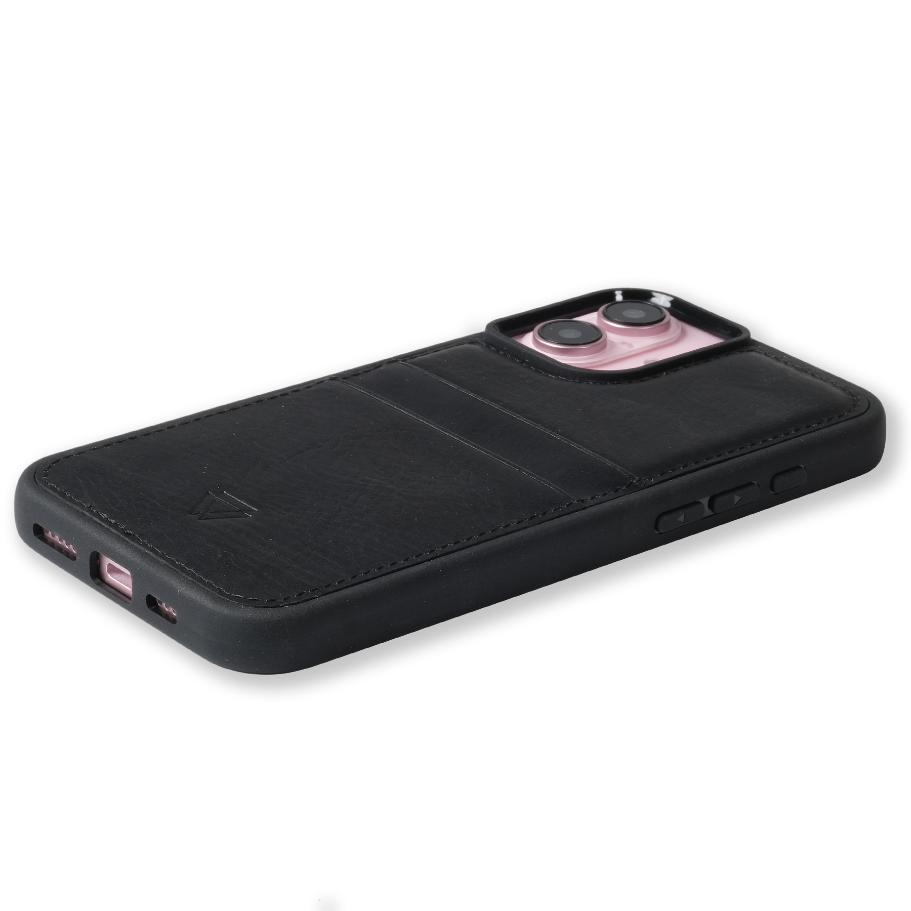Wachikopa Leather Back Cover C.C. Case for iPhone 17 Black