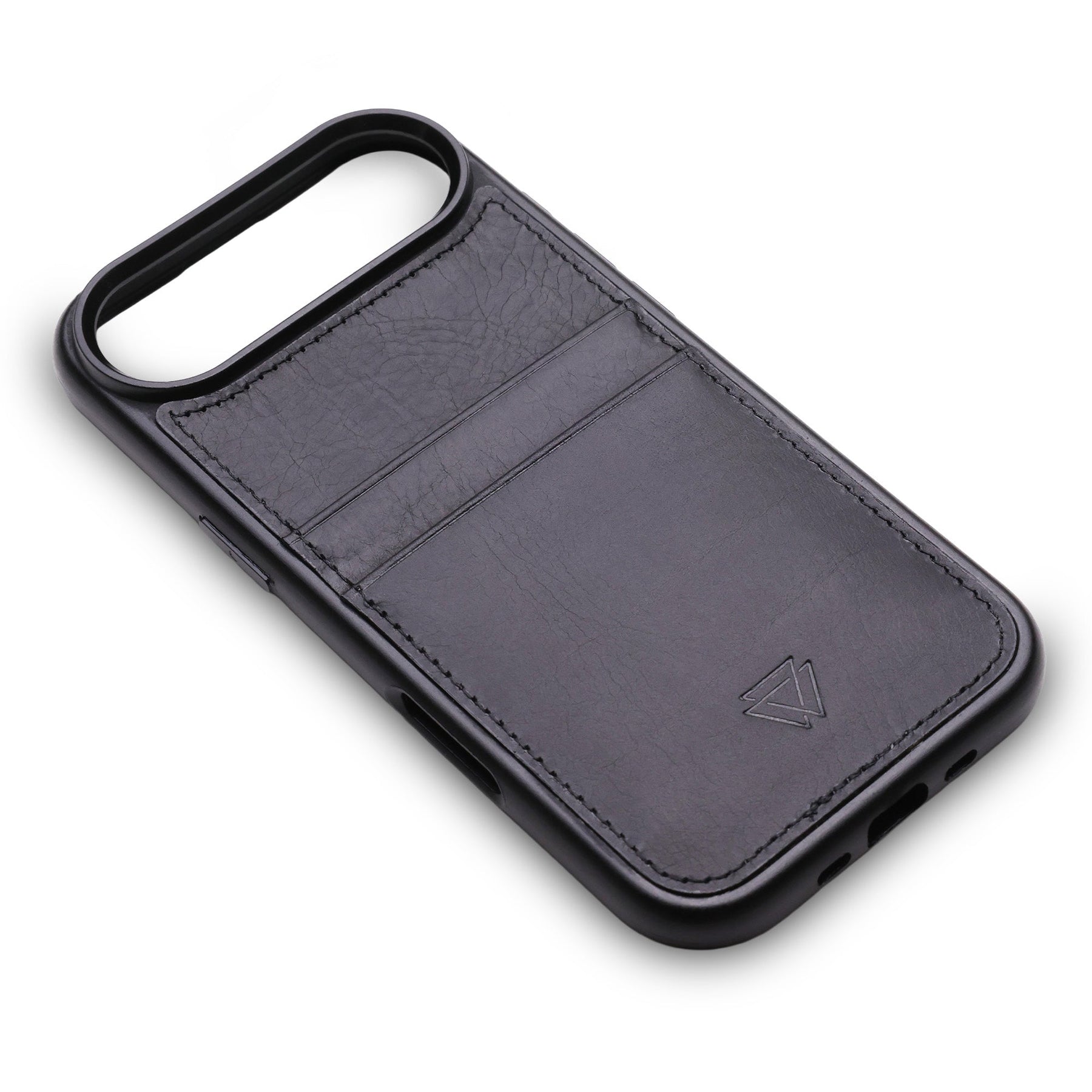 Wachikopa Leather Back Cover C.C. Case for iPhone 17 Air Black