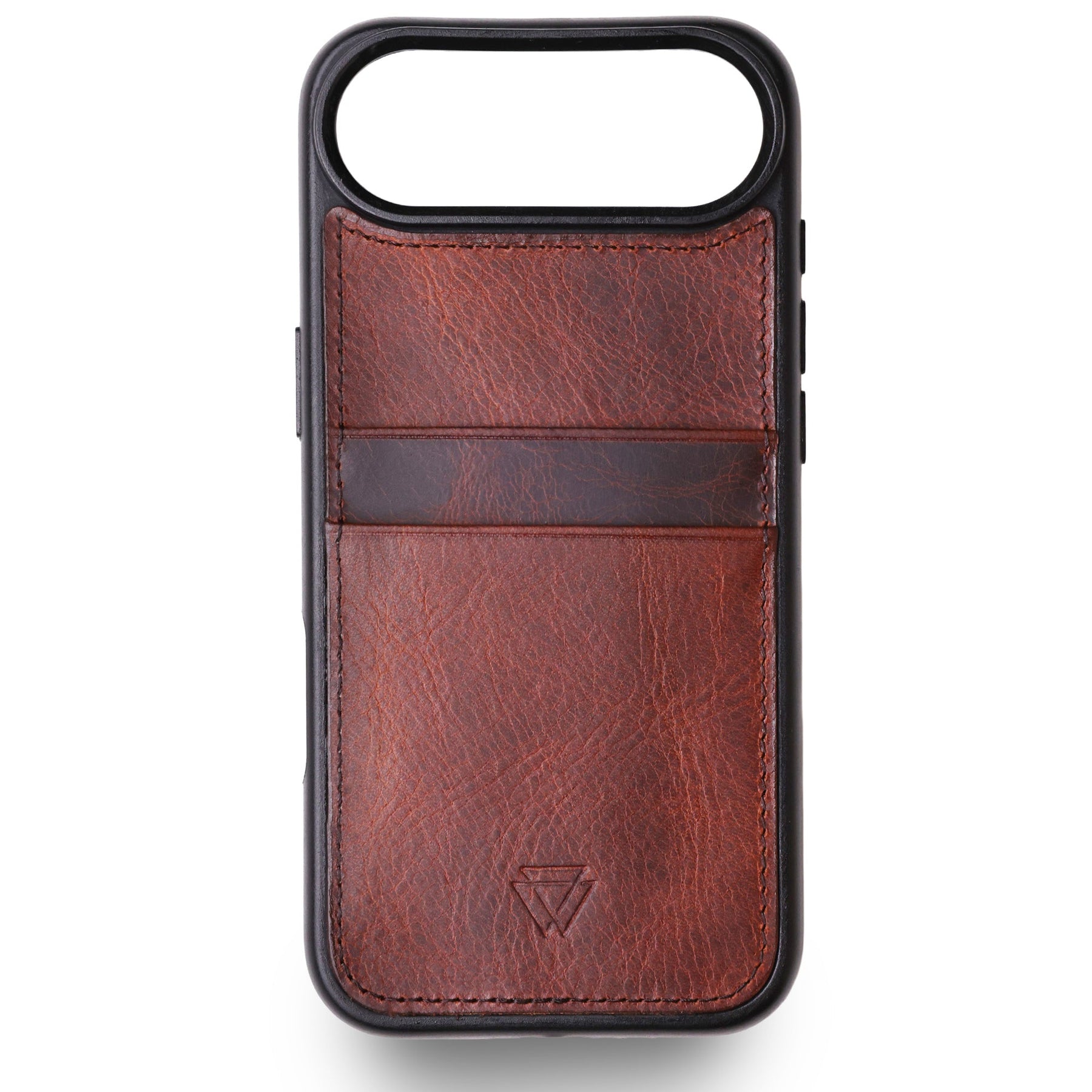 Wachikopa Leather Back Cover C.C. Case for iPhone 17 Air Brown