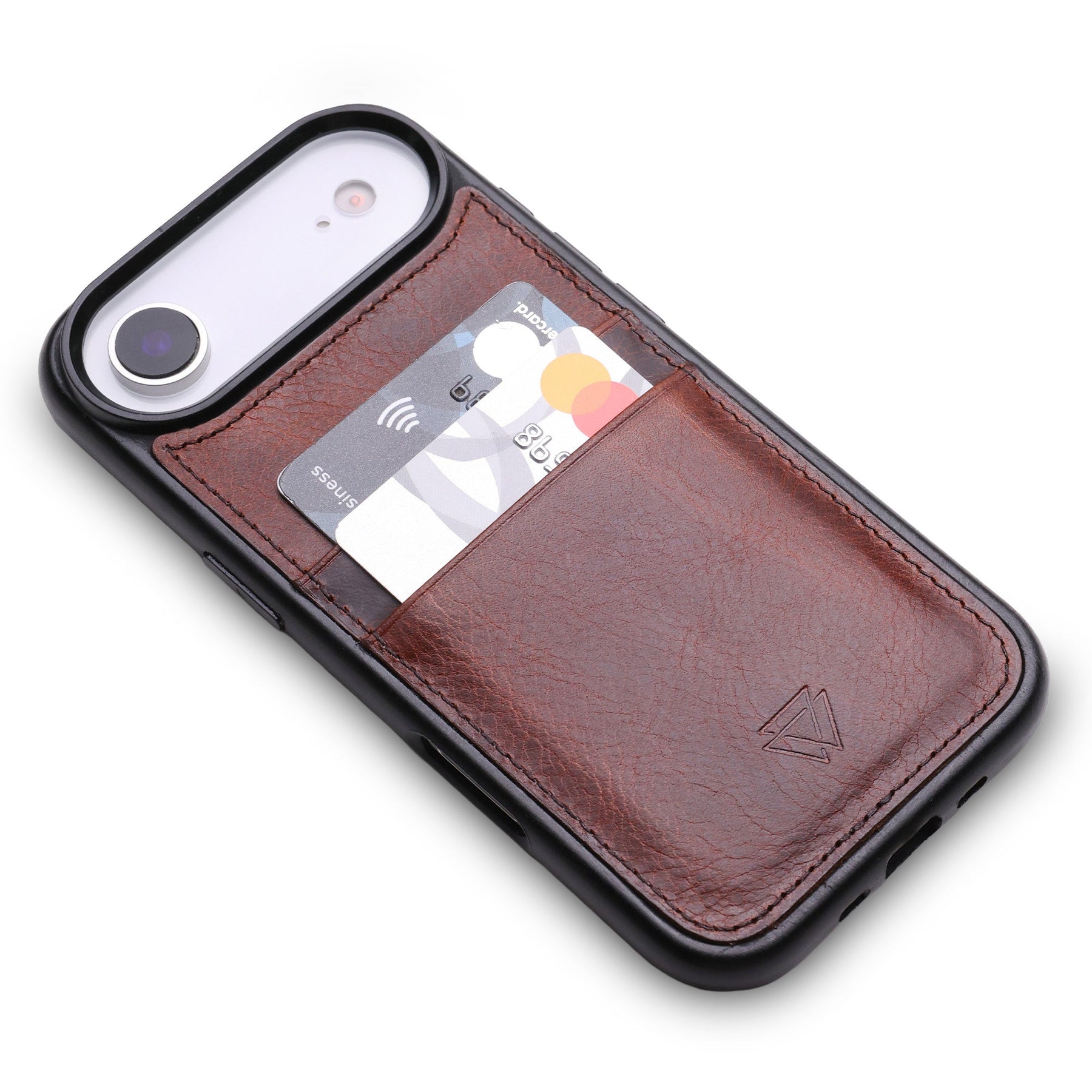 Wachikopa Leather Back Cover C.C. Case for iPhone 17 Air Brown