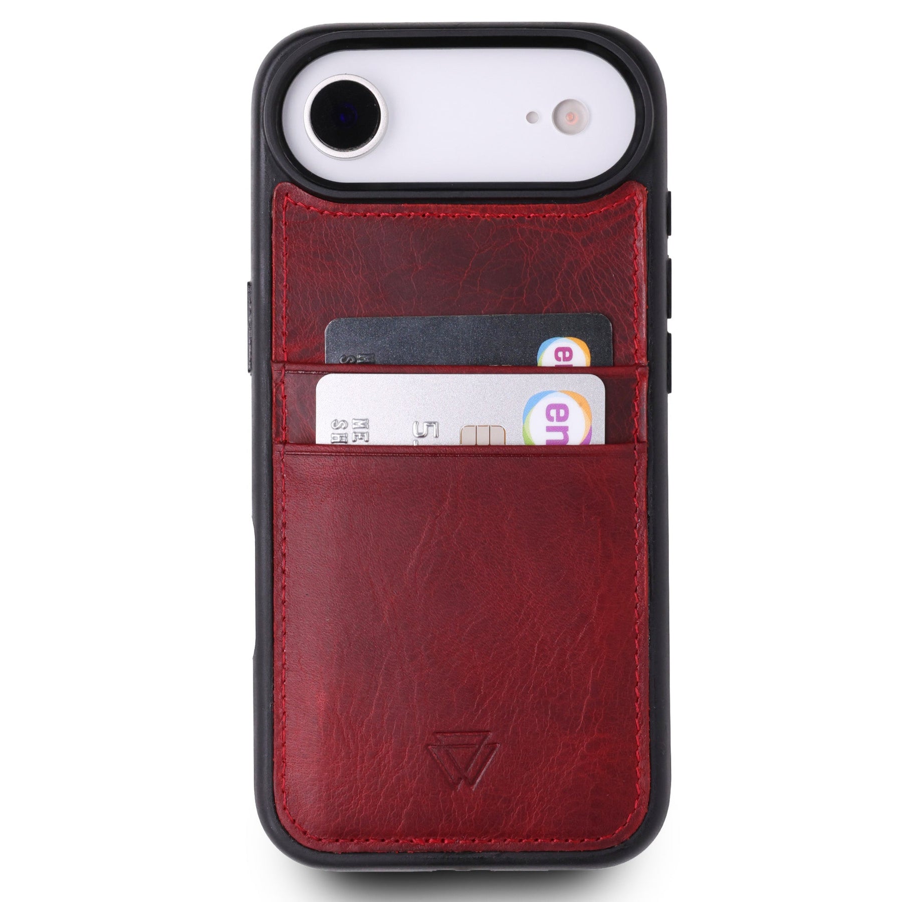 Wachikopa Leather Back Cover C.C. Case for iPhone 17 Air Red