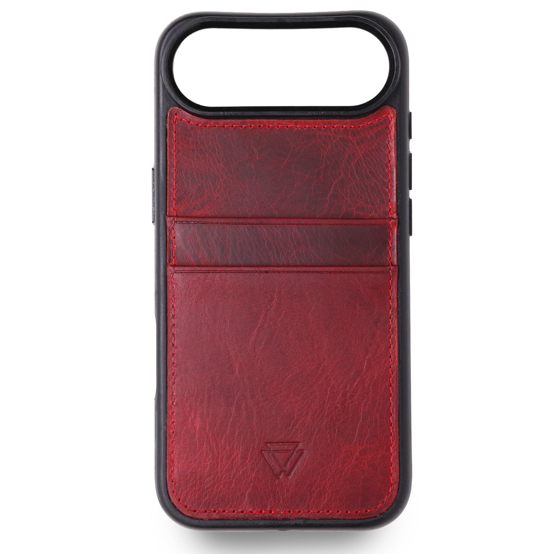 Wachikopa Leather Back Cover C.C. Case for iPhone 17 Air Red