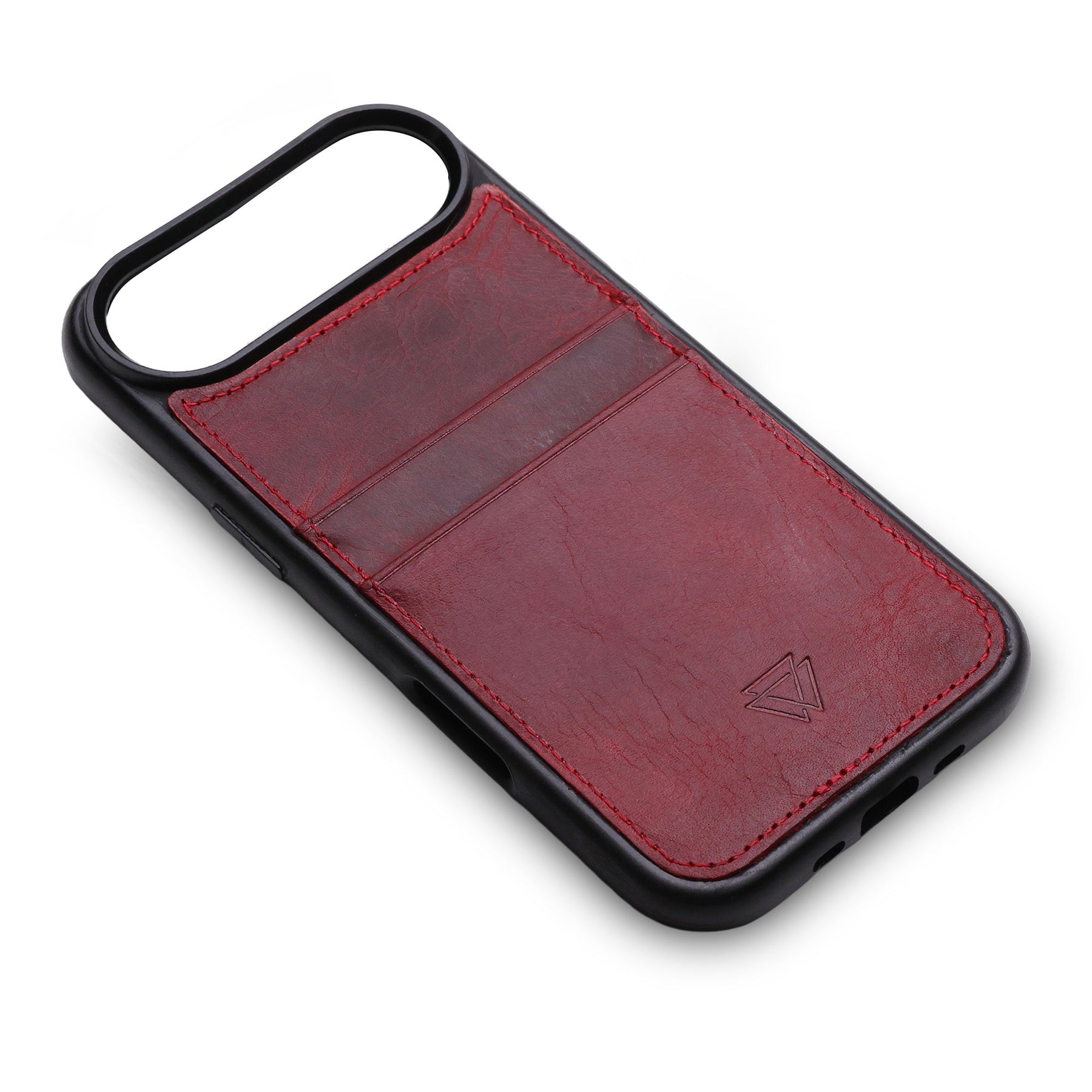 Wachikopa Leather Back Cover C.C. Case for iPhone 17 Air Red