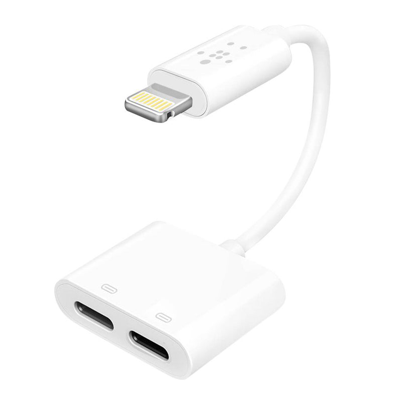 Belkin Lightning Rockstar™ audio en oplaad kabeladapter - Wit