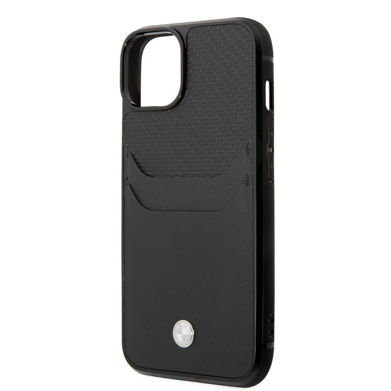 BMW BMHCP14M22RSEPK iPhone 14 Plus Hardcase Backcover - Card holder - Black