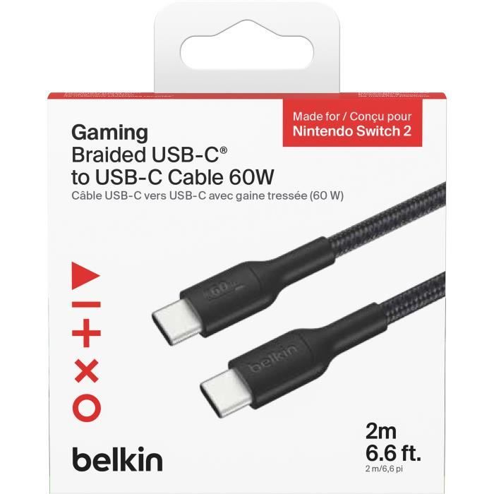 Belkin Gaming USB-C to USB-C Cable 60W