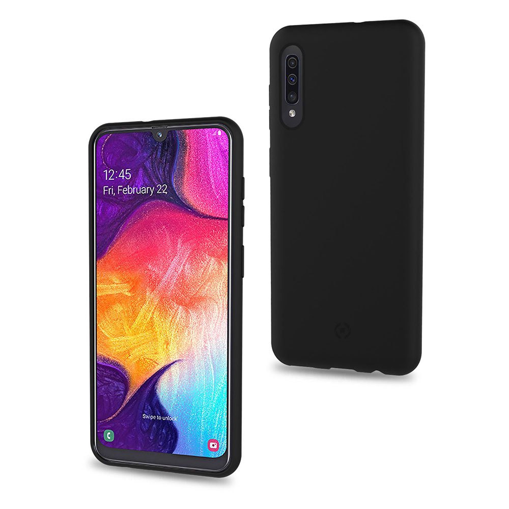 Celly Shock Back case Cover Galaxy A50 Black