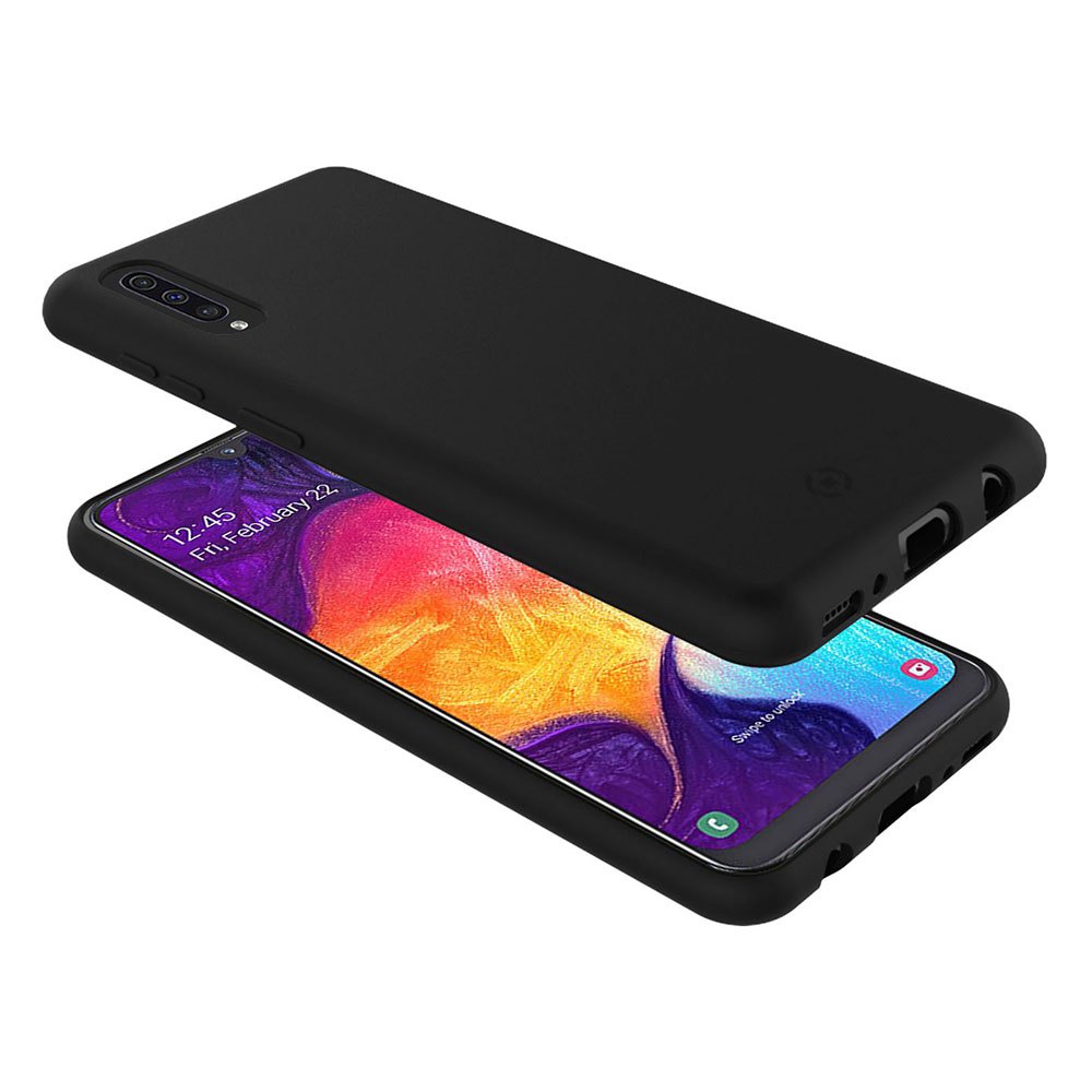 Celly Shock Back case Cover Galaxy A50 Black