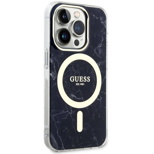 GUESS HC MagSafe IML MARBLE BLACK iPhone 13 Pro