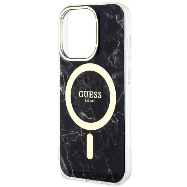 GUESS HC MagSafe IML MARBLE BLACK iPhone 13 Pro