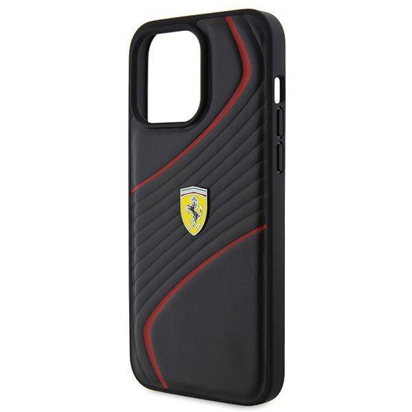 FERRARI HC PU TWIST BLACK iPhone 15 PRO MAX