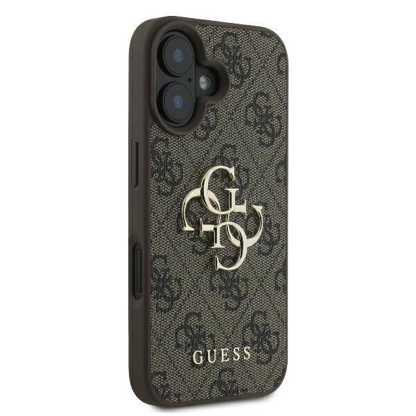 Guess Hardcase 4G PU Big Logo Brown
 iPhone 16 Plus