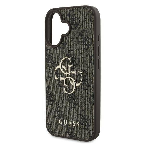 Guess Hardcase 4G PU Big Logo Brown
 iPhone 16 Plus