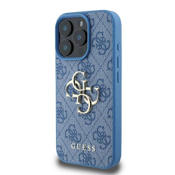 Guess Hardcase 4G PU Big Logo Blue
 iPhone 16 Pro