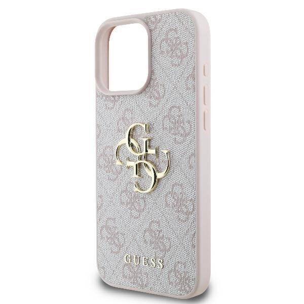 Guess Hardcase 4G PU Big Logo Pink
 iPhone 16 Pro