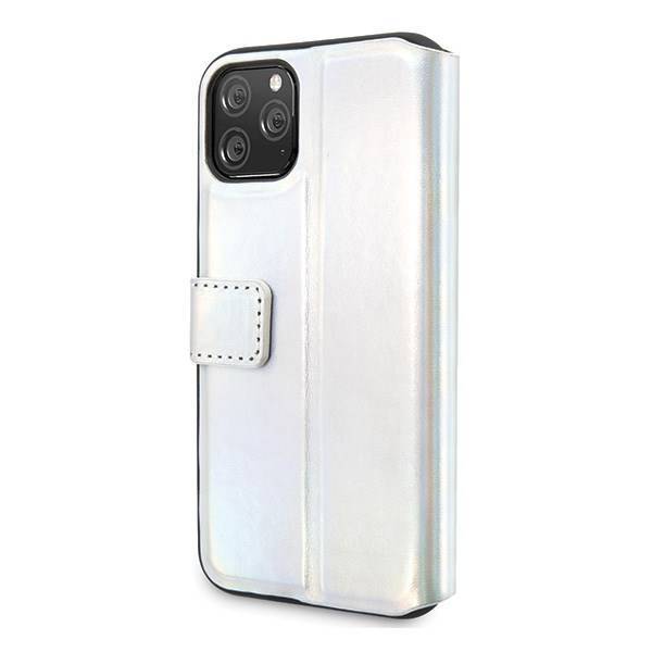 GUESS Apple iPhone 11 Pro Max Book Iridescent Silver Case